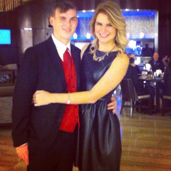 “Leather” mini dress - Picture 3 of 3